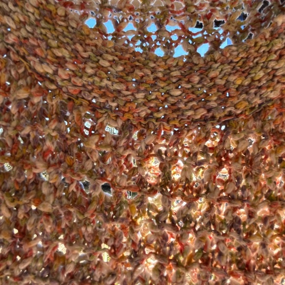 CAbi Sorbet (Multicolor) Crochet Knit Top Size Large - Picture 2 of 7